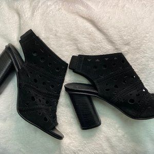 Topshop Open Toe Heels | 38 | about 7.5